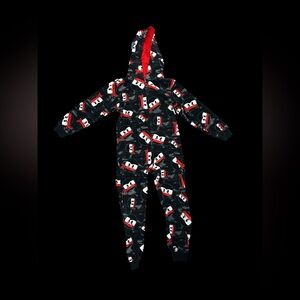 ✨Black and red Ninja Design hooded sleepwear for boys✨